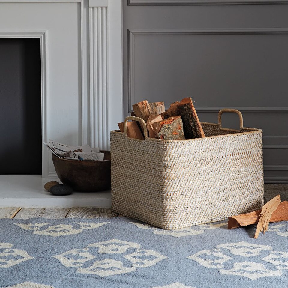ModernWeave Oversized Storage Bin west elm United Kingdom
